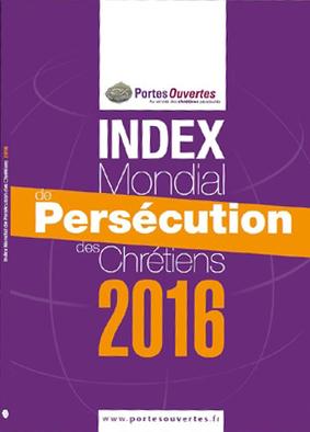 INDEX MONDIALE DE PERSECUTION DES CHRETIENS 2017