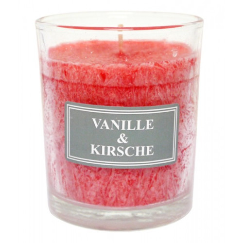 BOUGIE PARFUMEE VANILLE CERISE H8CM D6.5CM DE TOUT MON