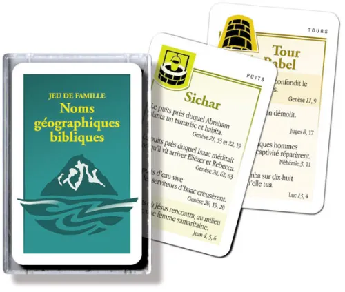 JEU DE FAMILLE NOMS GEOGRAPHIQUES BIBLIQUES