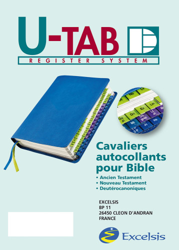 CAVALIERS AUTOCOLLANTS POUR LA BIBLE AVEC OU SANS LIVRES DEUTEROCANONIQUES