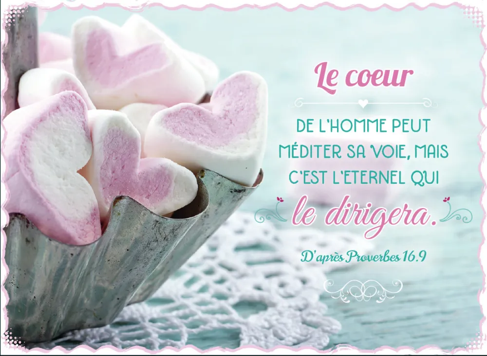 MAGNET - LE COEUR DE L'HOMME PEUT MEDITER SA VOIE PR.16.9