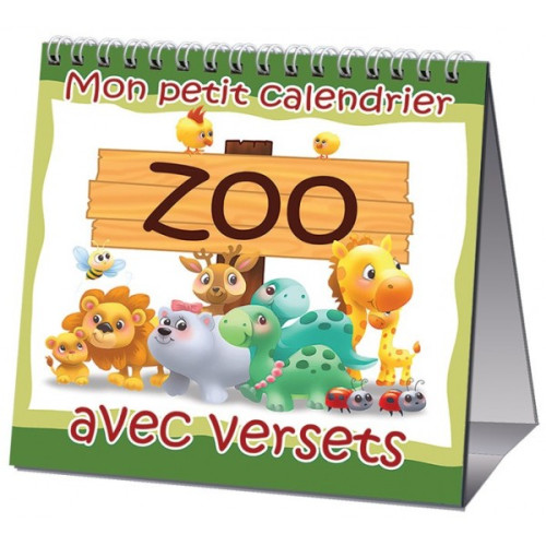 CALENDRIER CED MON PETIT CALENDRIER ZOO AVEC VERSET - PERPETUEL