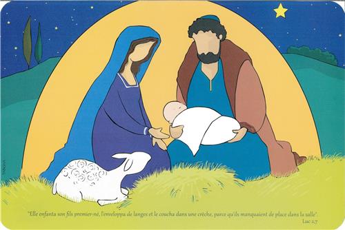 TABLEAUX D'EVANGILE : NATIVITE