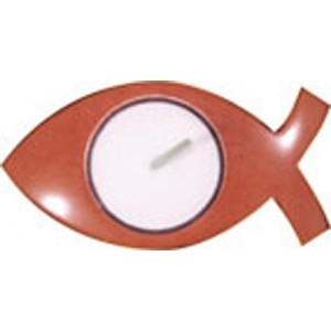 BOUGEOIR POISSON BOIS GA01