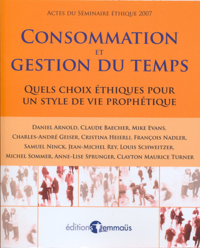 CONSOMMATION ET GESTION DU TEMPS