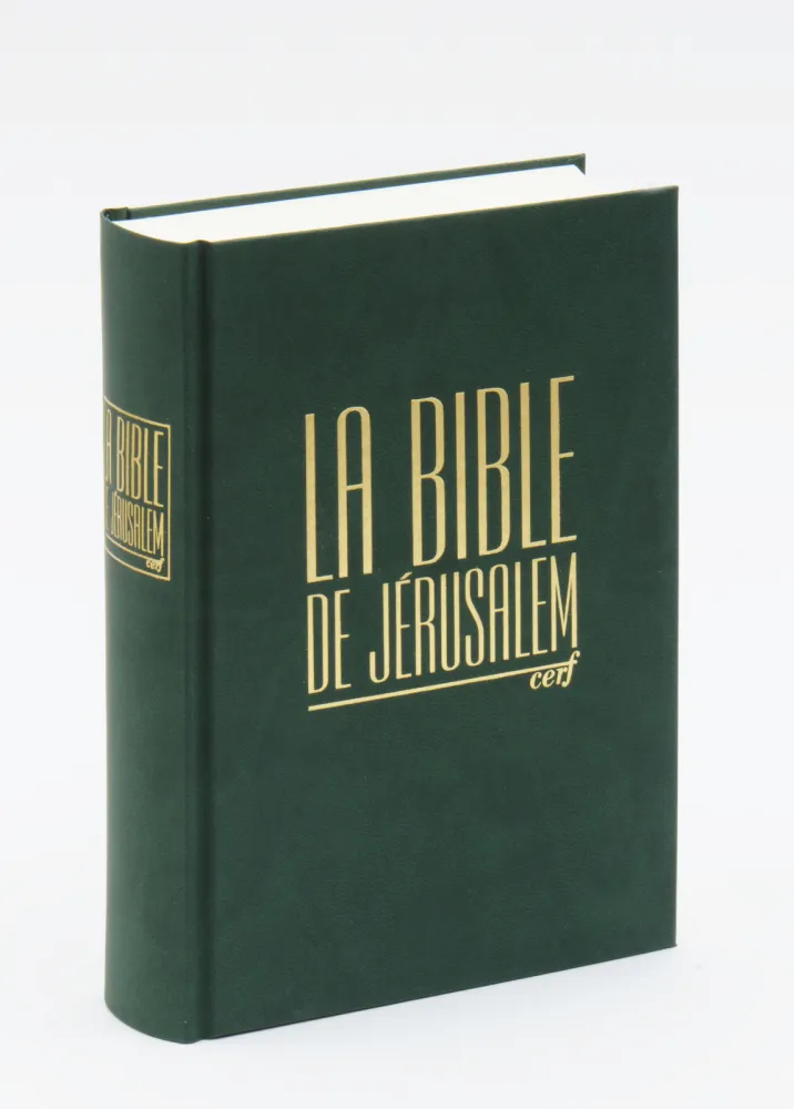 BIBLE DE JERUSALEM COMPACTE RELIE VERTE