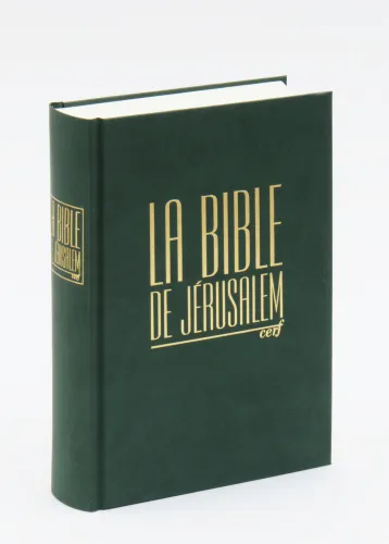 BIBLE DE JERUSALEM COMPACTE RELIE VERTE