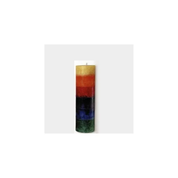 BOUGIE ARC EN CIEL (H 10CM)