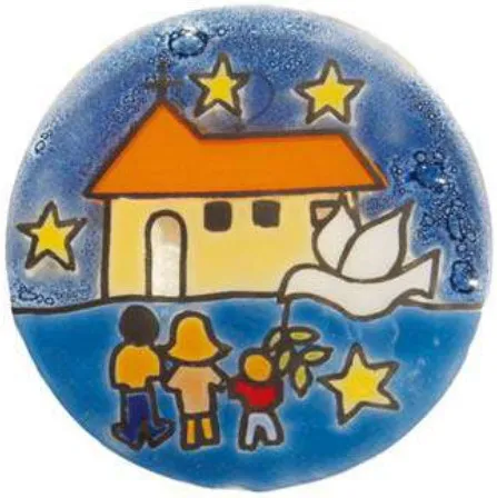 PLAQUE VERRE EGLISE D8CM ET23B