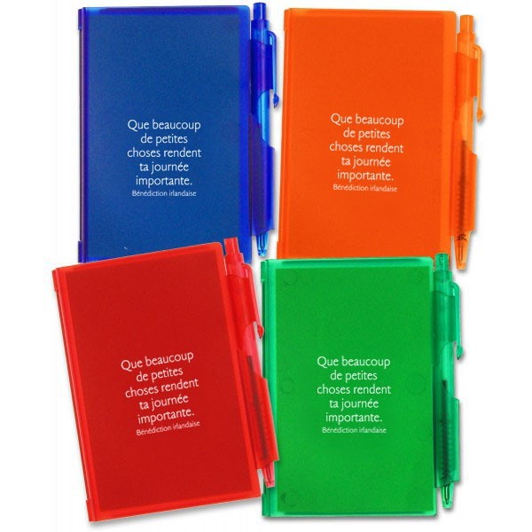 BLOC NOTES PETIT AVEC MINI STYLO