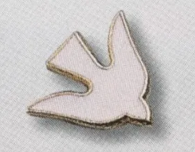 PINS COLOMBE BLANCHE