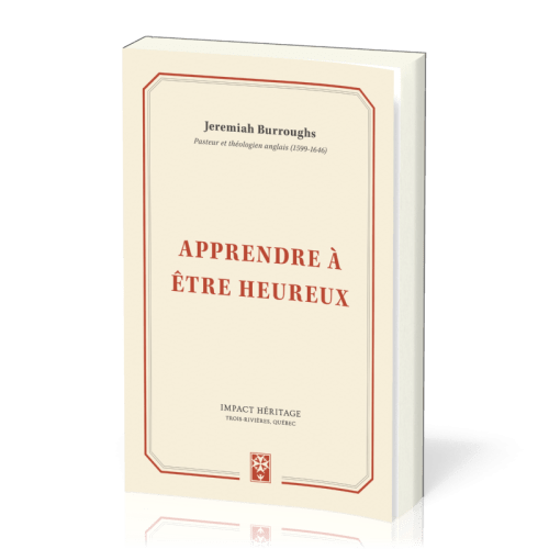 APPRENDRE A ETRE HEUREUX