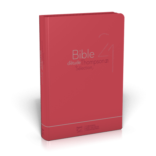 BIBLE SEGOND 21 D'ETUDE THOMPSON 21 SELECTION SOUPLE ROUGE ZIPPER