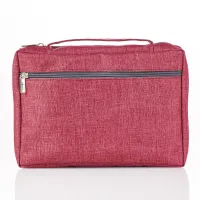 POCHETTE BIBLE TOILEE BORDEAUX ICHTUS LARGE