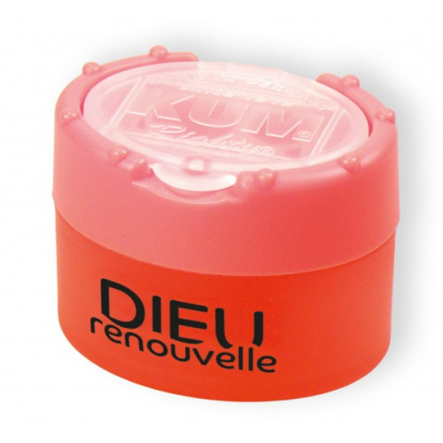 TAILLE CRAYON ORANGE FLUO "DIEU RENOUVELLE"