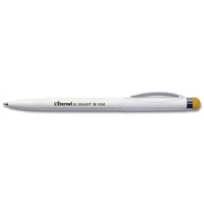 STYLO JONAS ORANGE AVEC BOUT TACTILE