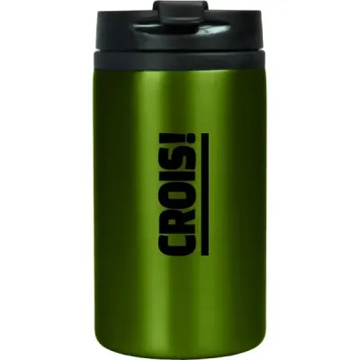 MUG ISOTHERME ACIER INOXIDABLE VERT "CROYEZ!"