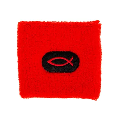 BRACELET ANTI TRANSPIRANT POUR LE SPORT ROUGE ICHTUS