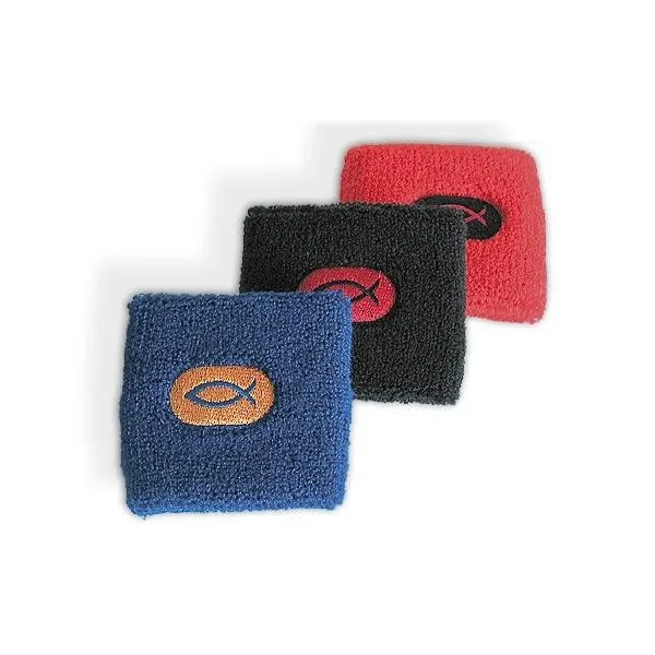 BRACELET ANTI TRANSPIRANT POUR LE SPORT ROUGE JESUS LOVES YOU