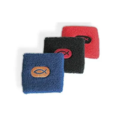 BRACELET ANTI TRANSPIRANT POUR LE SPORT ROUGE JESUS LOVES YOU