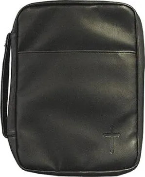 POCHETTE BIBLE CROIX XL NOIR