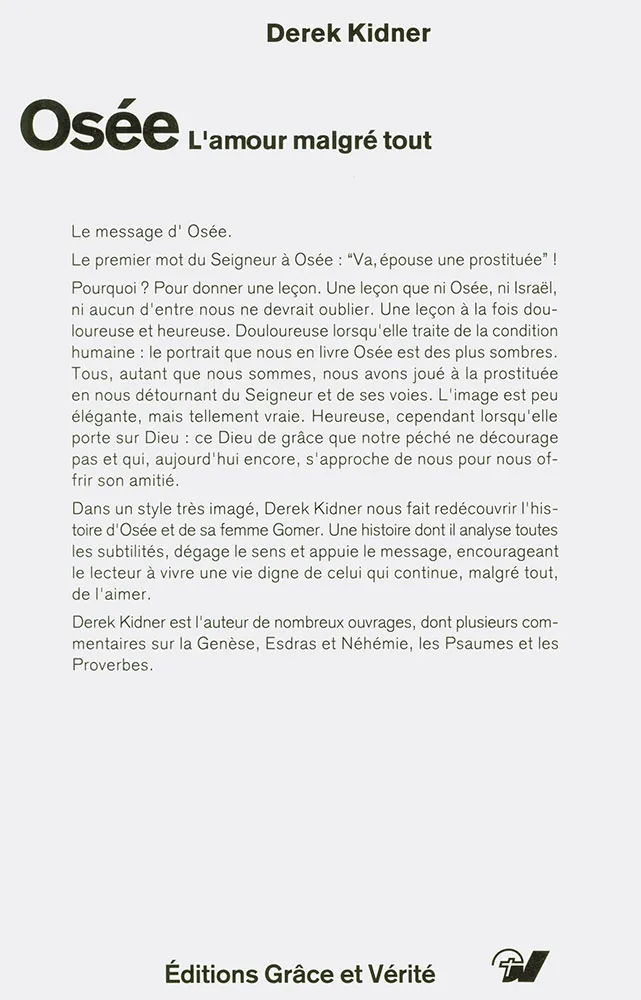 OSEE L'AMOUR MALGRE TOUT
