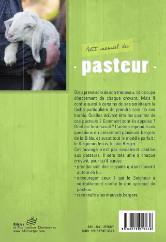 PETIT MANUEL DU PASTEUR