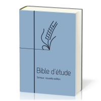 BIBLE SEMEUR 2015 ETUDE SOUPLE BLEU TRANCHE BLANCHE