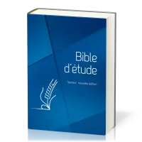 BIBLE SEMEUR 2015 ETUDE RIGIDE BLEU TRANCHE BLANCHE