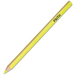CRAYON DE COULEUR JAUNE FAITH (FOI)
