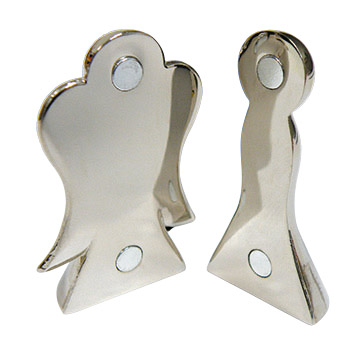 PORTE-PHOTO METAL ANGE BRILLANT 5CM