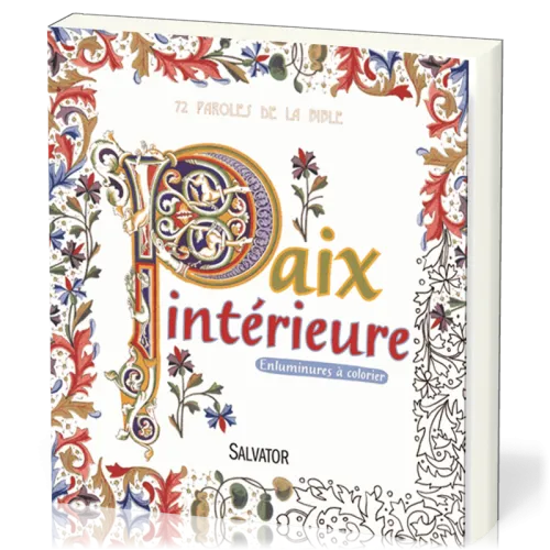 72 PAROLES DE LA BIBLE A COLORIER - PAIX INTERIEURE