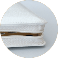 BIBLE SEGOND 1910 GROS CARACTERES SOUPLE CUIR TR. OR ONGLETS BLANC FERMETURE ECLAIR COFFRET