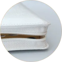 BIBLE SEGOND 1910 GROS CARACTERES SOUPLE CUIR TR. OR ONGLETS BLANC FERMETURE ECLAIR COFFRET