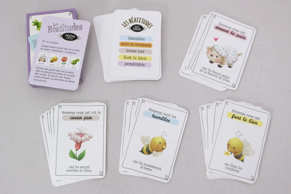 JEU DE CARTES LES BEATITUDES JEU DE CARTES LES BEATITUDES
