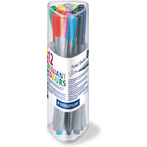 STYLO STAEDTLER FINELINER SET DE 12 COULEURS - POUR BIBLE