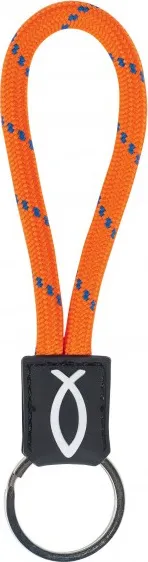 PORTE-CLE CORDELETTE ICHTUS VERT