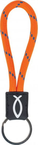 PORTE-CLE CORDELETTE ICHTUS VERT