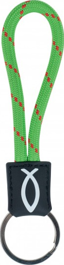 PORTE-CLE CORDELETTE ICHTUS VERT