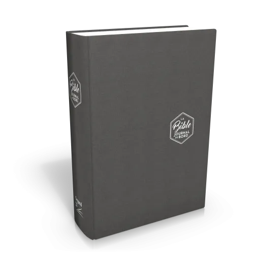 BIBLE SEGOND 21 JOURNAL DE BORD RIGIDE TOILEE GRISE