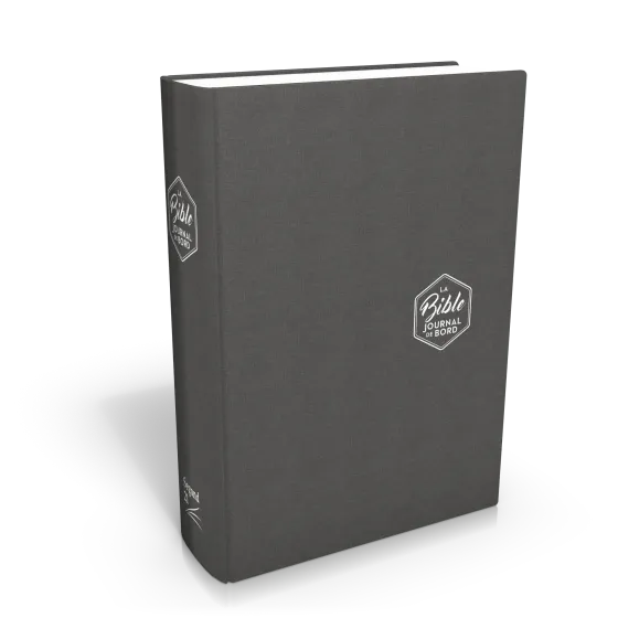 BIBLE SEGOND 21 JOURNAL DE BORD RIGIDE TOILEE GRISE