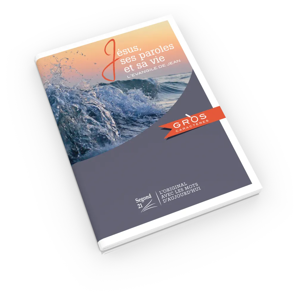 EVANGILE JEAN SEGOND 21 GROS CARACTERES - JESUS SES PAROLES ET SA VIE