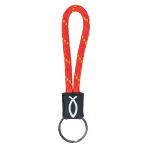 PORTE-CLE CORDELETTE ICHTUS ROUGE