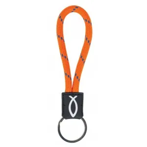 PORTE-CLE CORDELETTE ICHTUS ORANGE