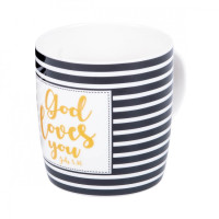 TASSE GOD LOVES YOU - DANS SA BOITE CADEAU