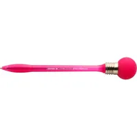 STYLO A BILLE AVEC GLOBE CLIGNOTANT ROSE MELCHIOR
