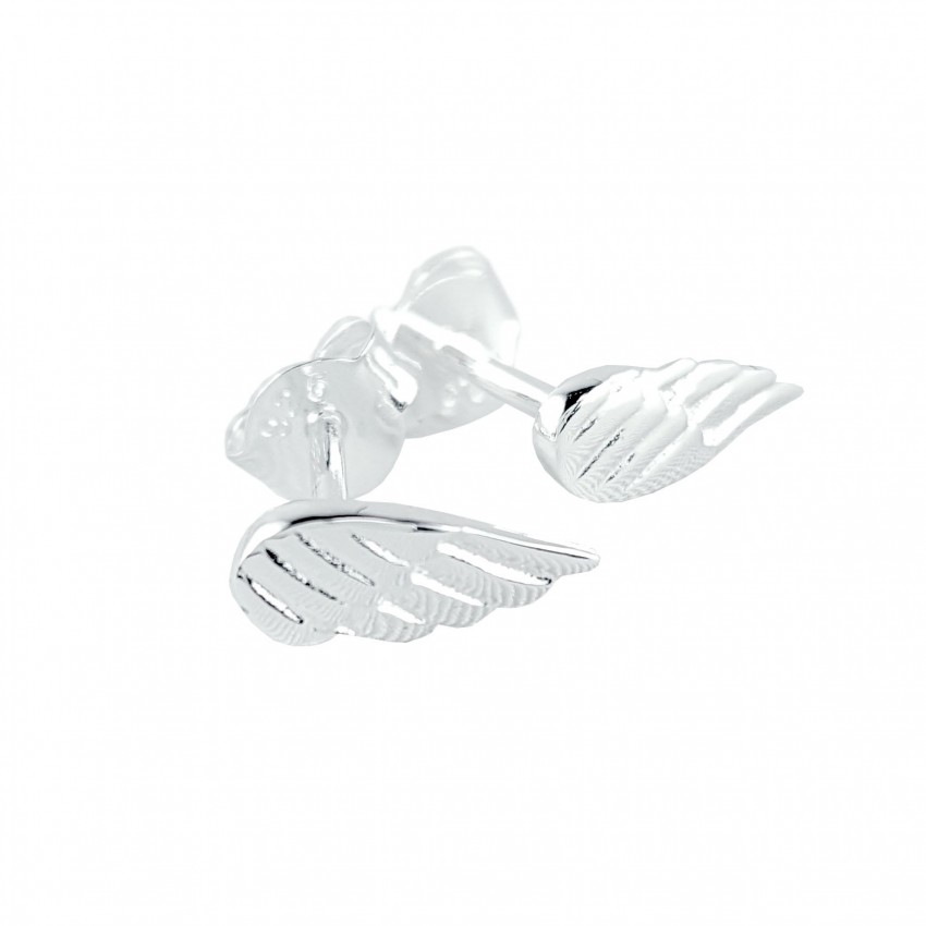 BOUCLES D'OREILLES AILE D'ANGE ARGENT STERLING