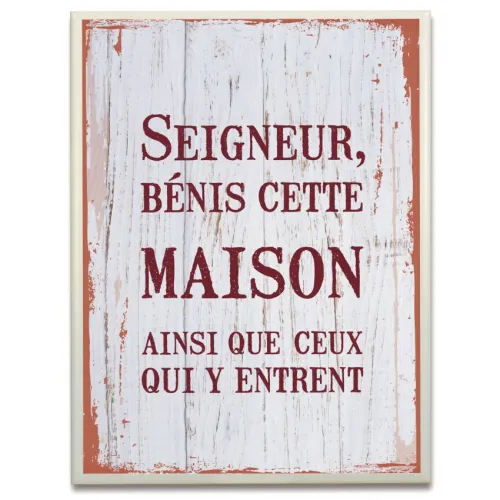 CERAMIQUE SANS CADRE SEIGNEUR BENIS CETTE MAISO.. 15.5X20