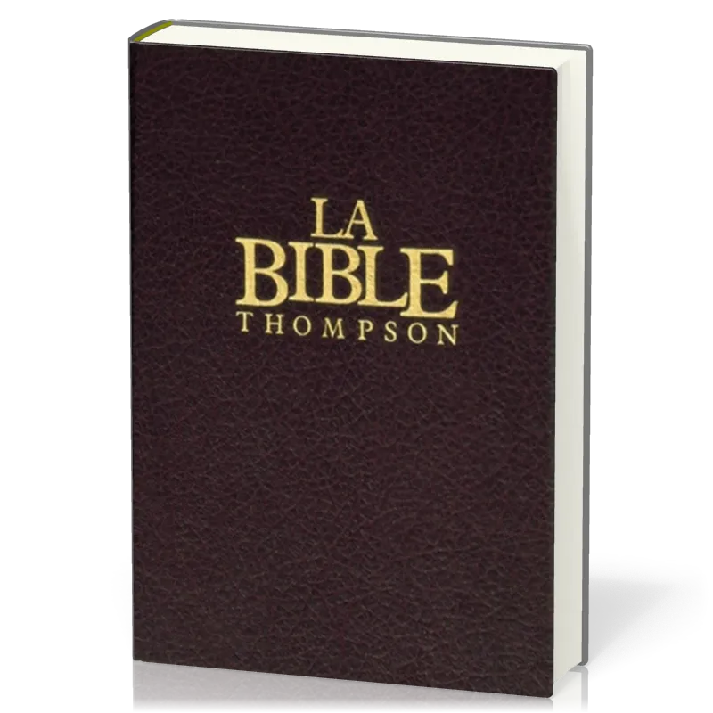 BIBLE THOMPSON COLOMBE ONGLETS RIGIDE GRENAT