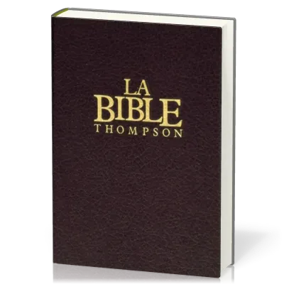 BIBLE THOMPSON COLOMBE ONGLETS RIGIDE GRENAT